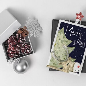 16 Weihnachtspostkarten Set 2 tolles Weihnachts-Postkarten Set Weihnachtskarten Grußkarten für Freunde und Familie zu Weihnachten Bild 2