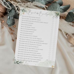 Hochzeitspiel Braut oder Bräutigam? Gastspiele