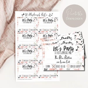 Download Musik Wunschkarten Hochzeit - DIY Selbstdruck _Caitlin