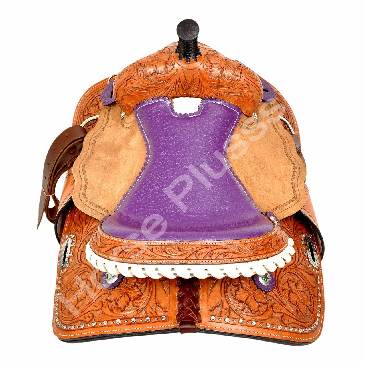 Western Racing Horse Saddle Gaited Bars Padded Seat Trail Etsy