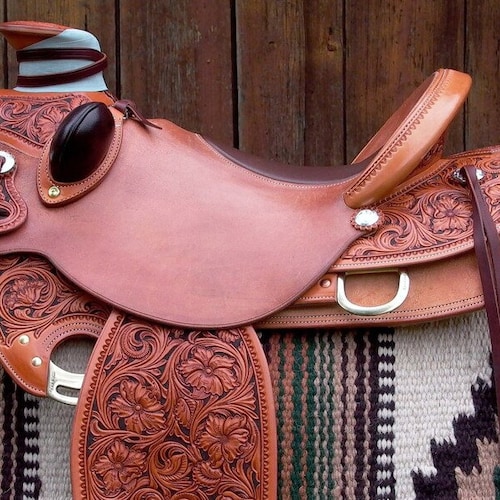 Selle Western Ridex – Wade Roping Ranch – Cuir – Taille 15 Pouces – Neuve