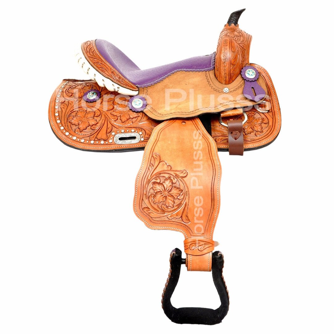 Western Racing Horse Saddle Gaited Bars Padded Seat Trail Etsy