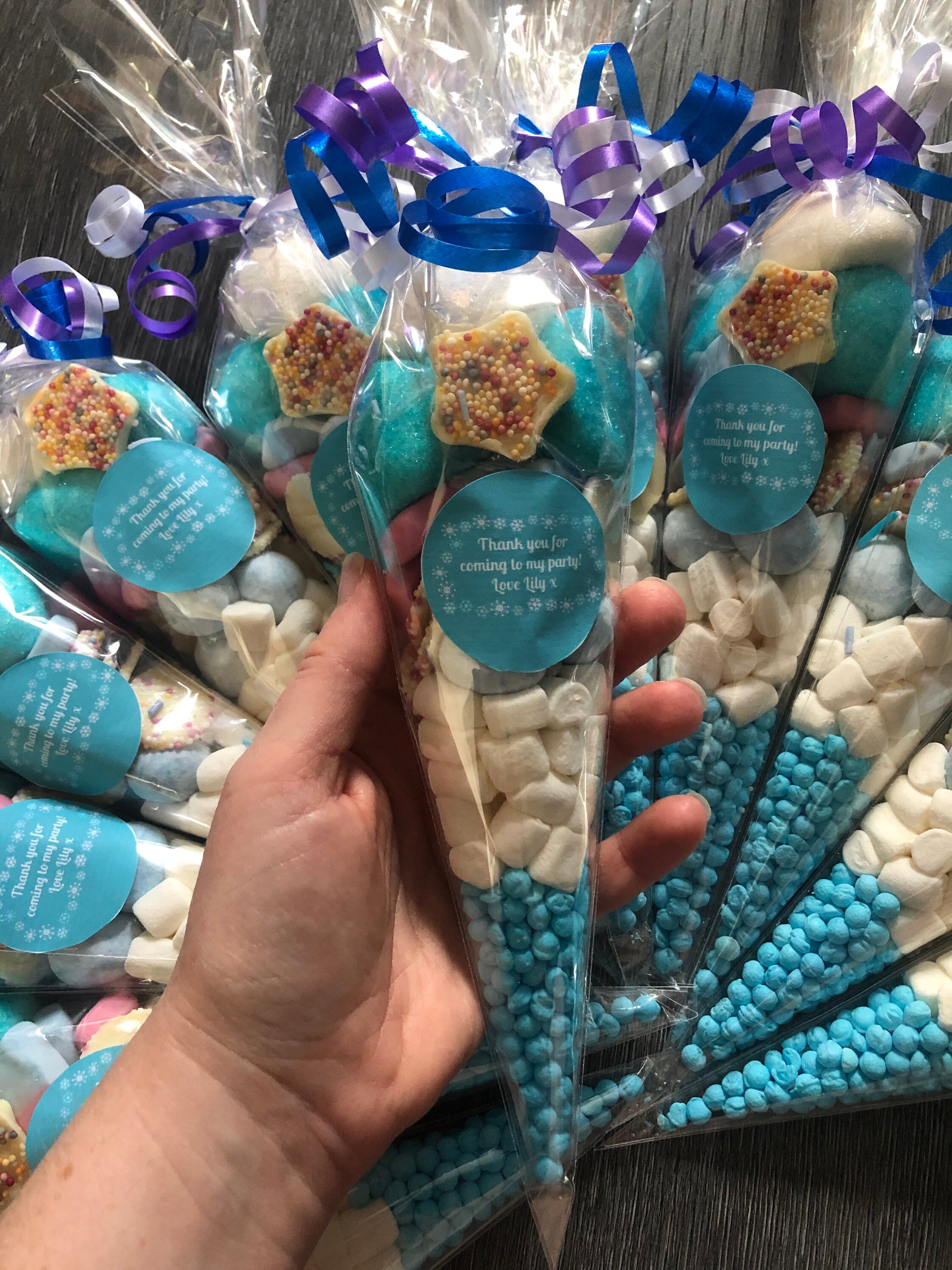 Frozen Themed Pre-filled Sweet Cones Stocking Filler | Etsy UK