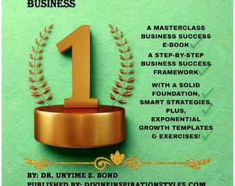 Business Masterclass E-Book: 12-Chapter Guide & Templates (PDF Download)