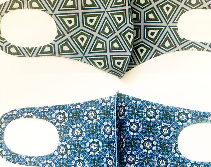 Hot, UNISEX PRINTED Spandex Face Masks | Reusable and Washable Face Masks | Fashion Face Masks | Light Weight Face Masks