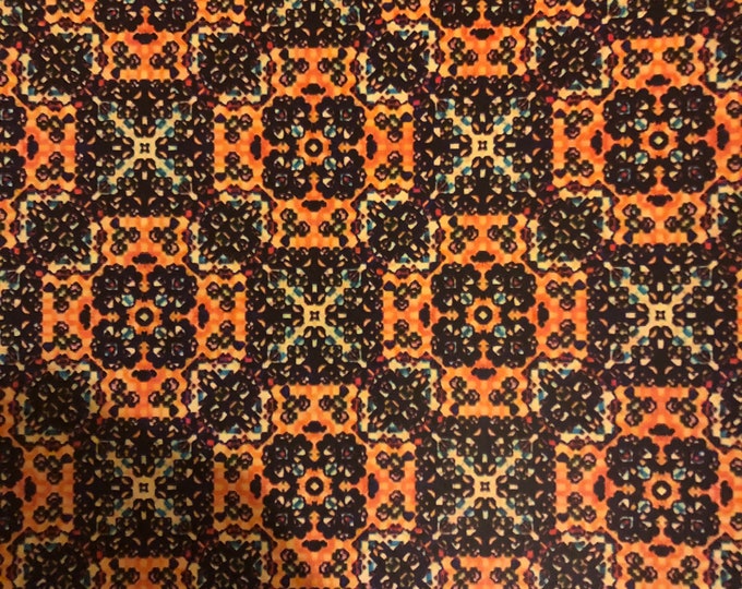 Designer silk scarf- orange and rust scarf. luxurious opulent designer accessories