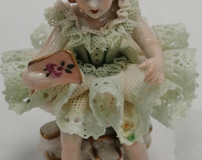Irish Dresden Porcelain Julia  Emerald Collection