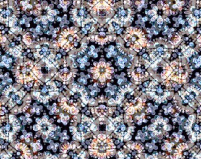 Opulent broque style ritz floral original design, printed fabric,by british Designer.Fabric by the metre.