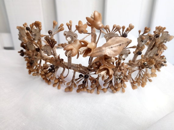 Antique wedding crown/vintage crown /old bridal cr
