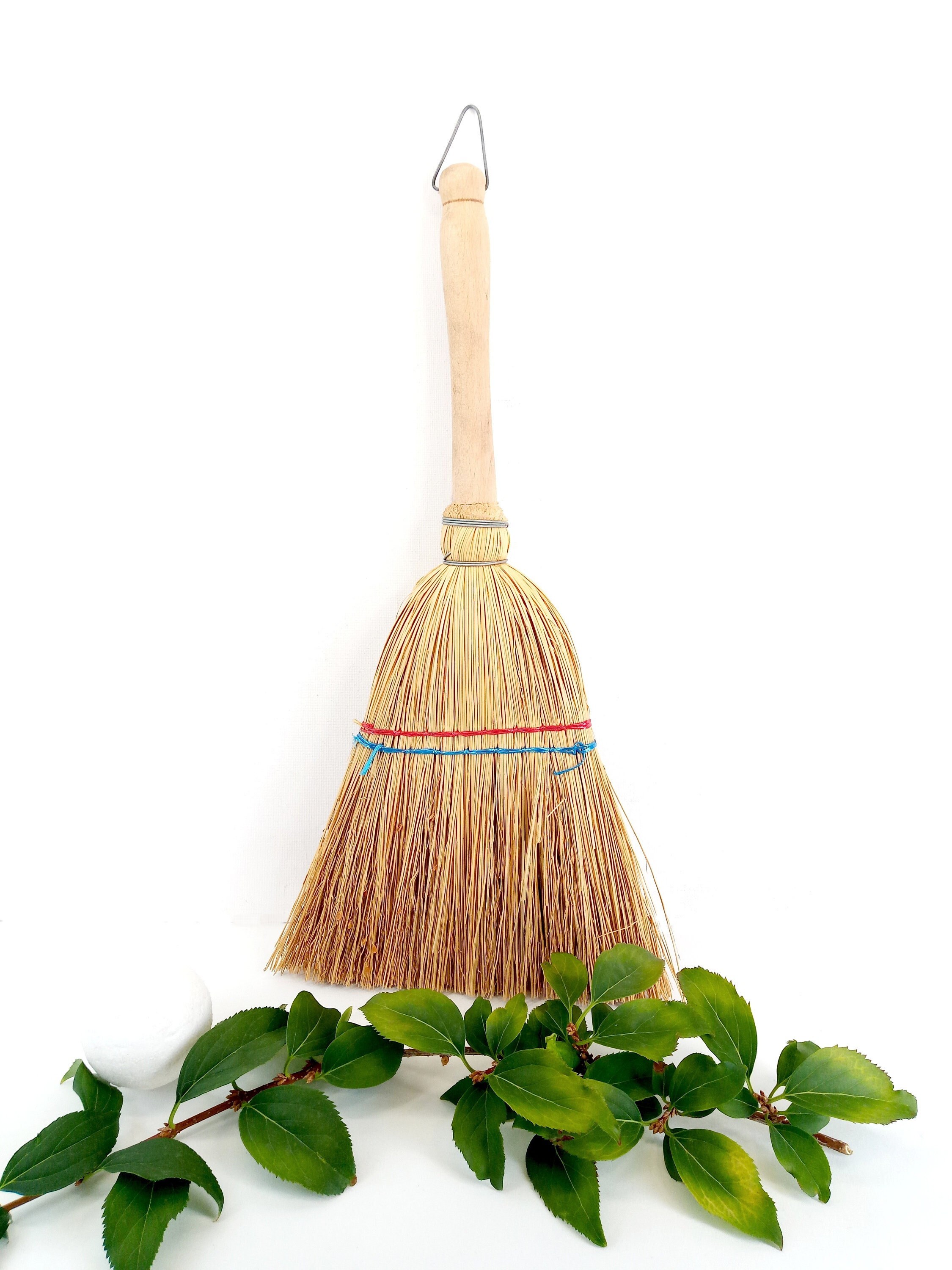 Broomsmall Natural Straw Broom Handmade ideal for a Rustic Etsy