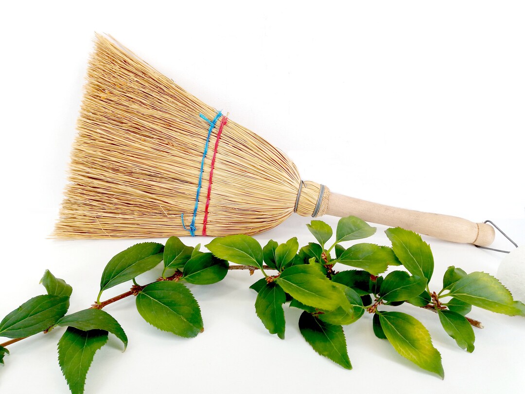 Broomsmall Natural Straw Broom Handmade ideal for a Rustic Etsy