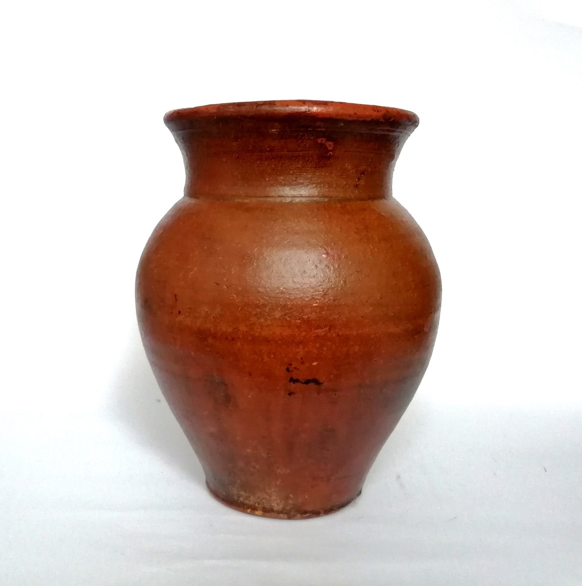 Vase rustique en terre cuite. Grand récipient antique | Etsy