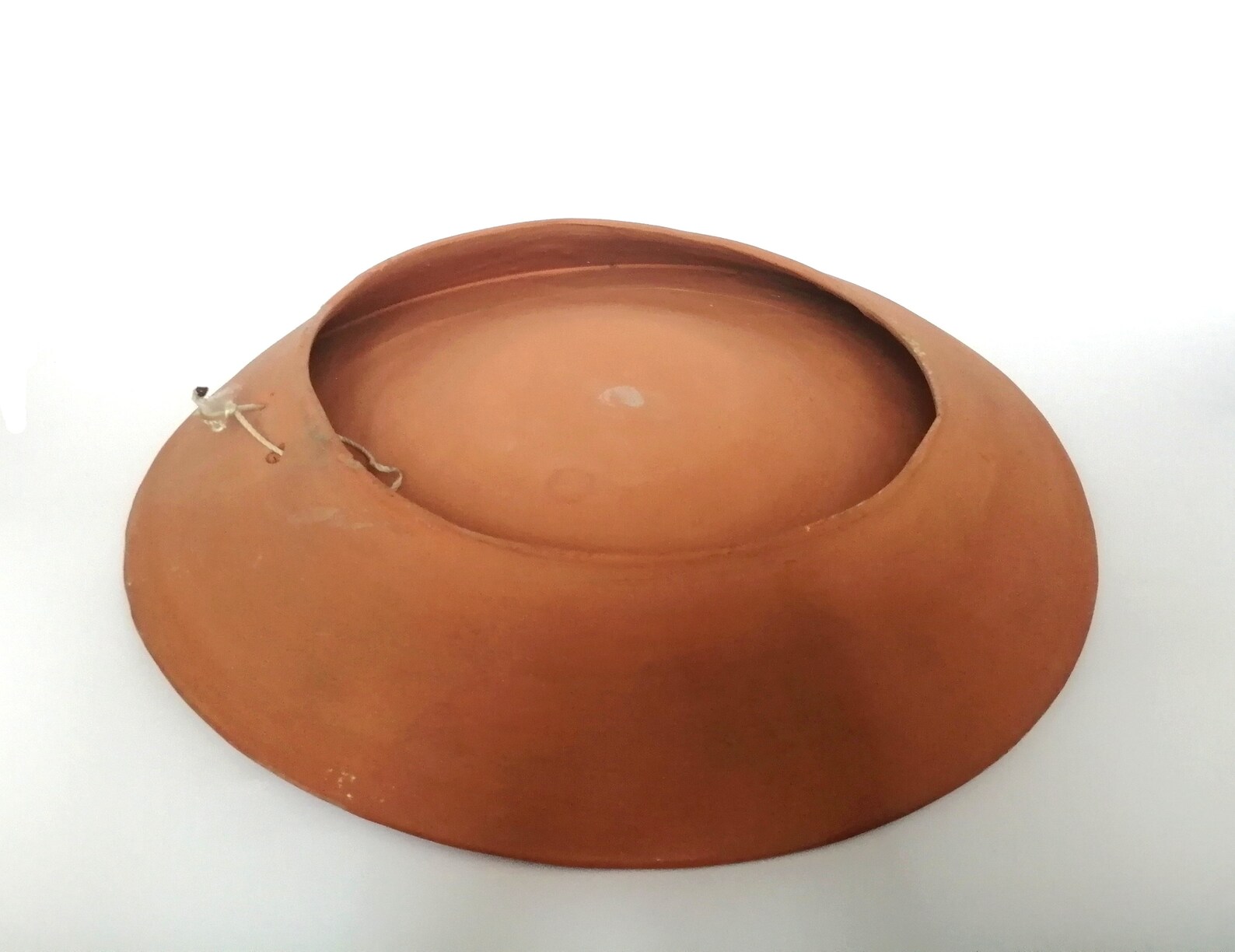 Very large decorative plate wall hanger. Terracotta pottery Etsy