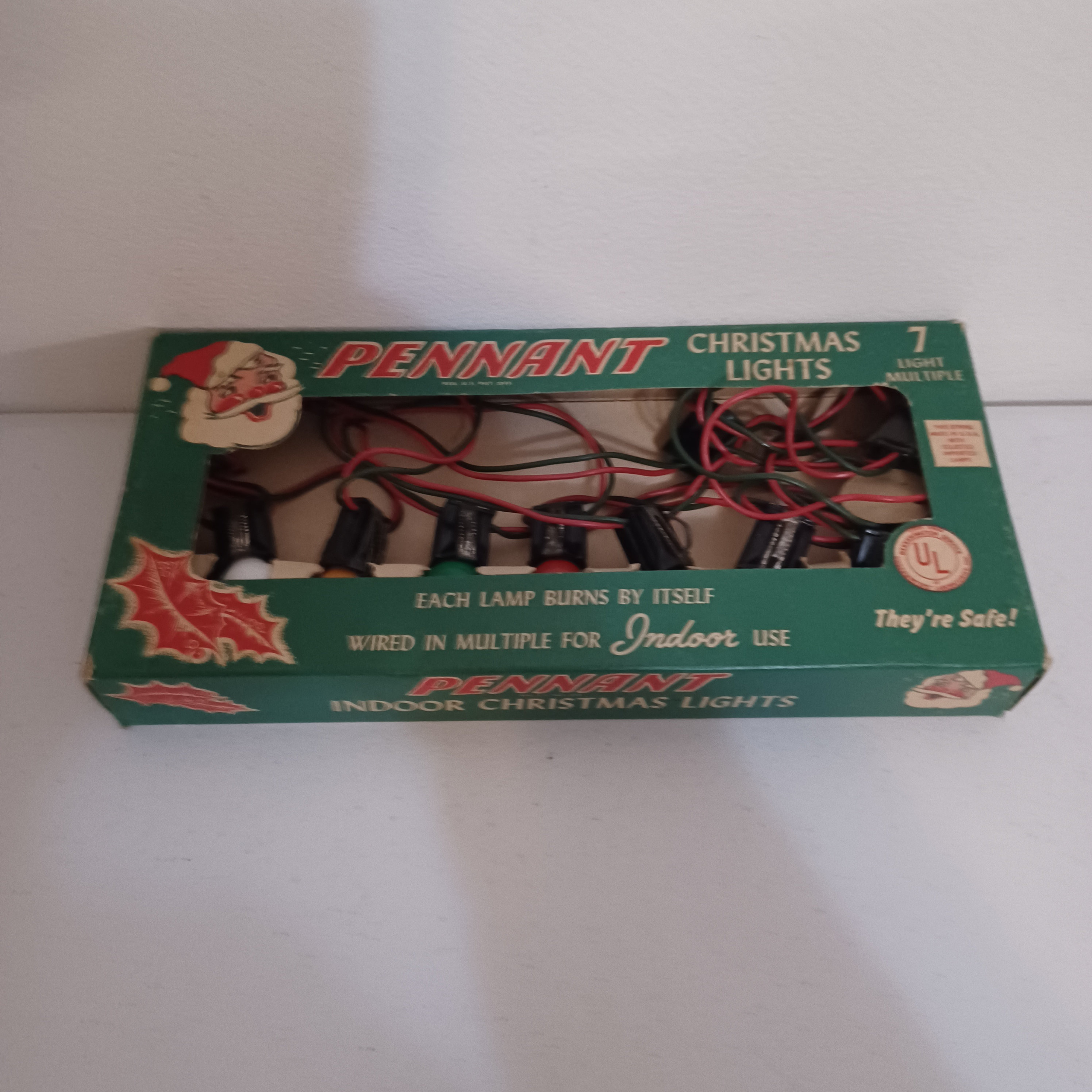 Pennant Indoor Christmas Tree Lights Original Box Works Vintage Etsy