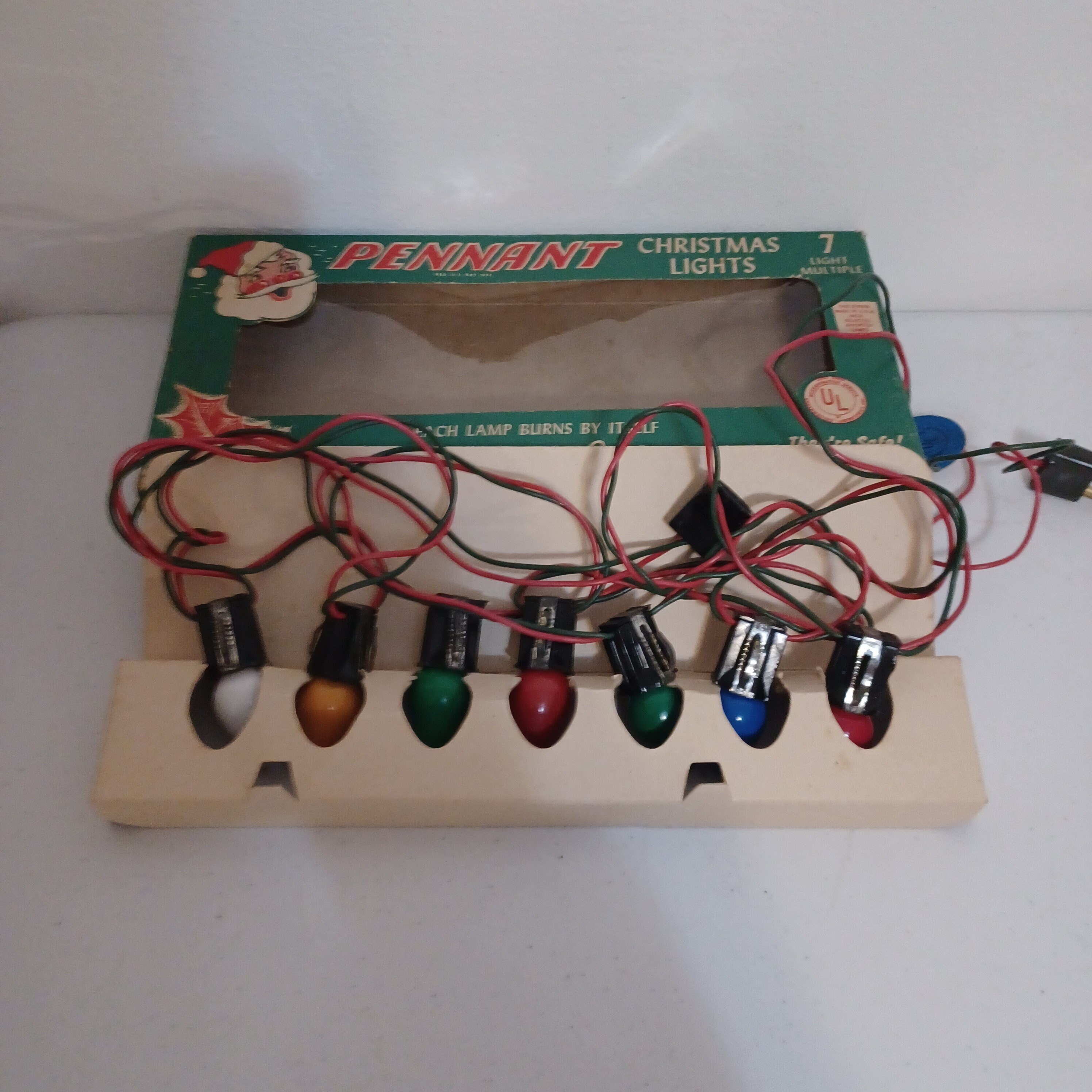 Pennant Indoor Christmas Tree Lights Original Box Works Vintage Etsy