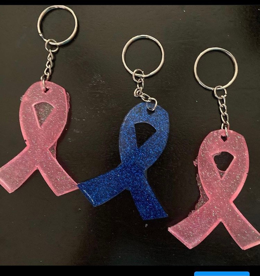 Breast Cancer Awareness Keychains Etsy UK