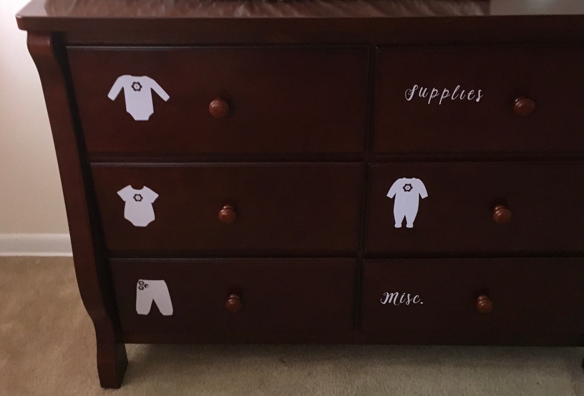 Dresser Decals Etsy