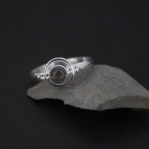 Labradorite Sterling Silver Ring: Handmade Boho Statement Jewelry