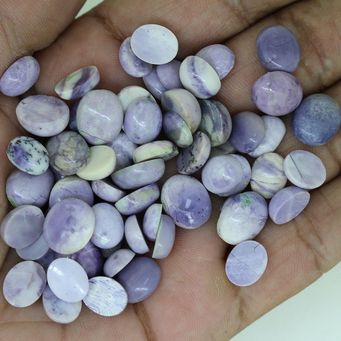 Glorious Purple Tiffany Opal Gemstone Lot Wholesale Etsy
