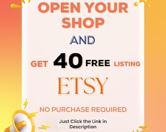 40 kostenlose Angebote für neue Etsy-Shops (Link in der Beschreibung) Jetzt Etsy-Shop eröffnen! Geschenkideen zum Geburtstag: Boho-Schmuck, Etsy-Geschenkkarten