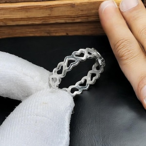 Eternity Bandring aus 925er Silber: Boho Hippie Schmuck