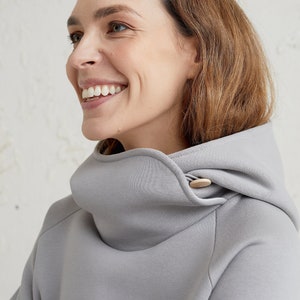 High Neck Hoodie Etsy
