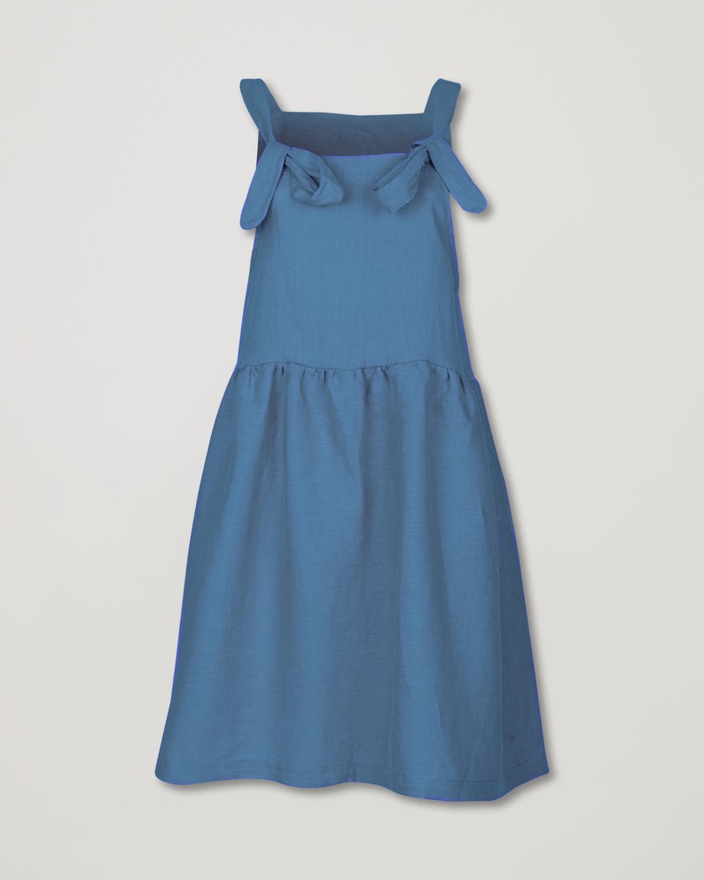 Linen Pinafore Dress Linen Apron Dress Maternity Dress | Etsy