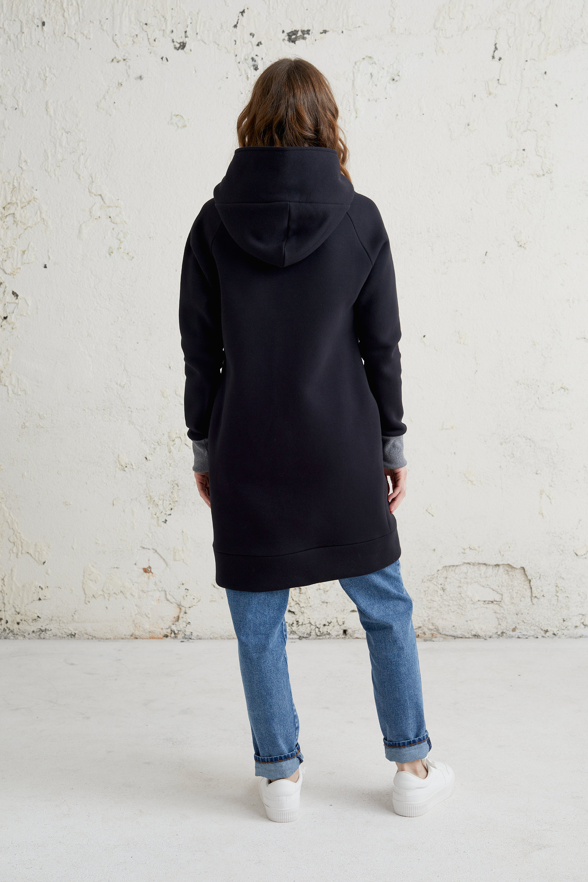 Longline hooded 2025 jumper