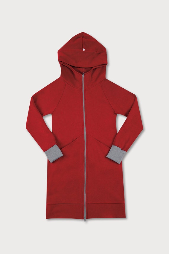 トップス THE RED THERED S w zip hoodie long THE RED THERED S w zip hoodie long