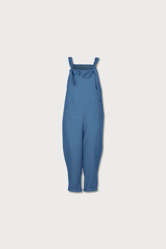 Maternity linen dungarees Clearance
