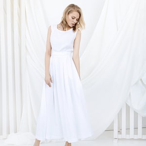 Vestido de novia modesto, estilo veraniego, vestido de novia minimalista, vestido de novia de lino, vestido de novia alternativo, vestido retro, vestido largo con espalda descubierta.