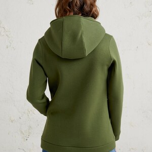 Hoodie med dragkedja, Vinterhoodie, Unika sista minuten-presenter, Damkläder, Jackor och kappor, Casualhoodie, Varm hoodie med fickor bild 5