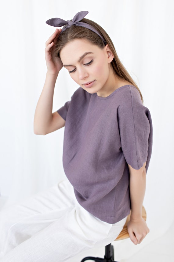 Fasce Per Capelli Bambina Con Nodo E Orecchie Di Coniglio - Set 3 Pezzi In Cotone - Foto 2