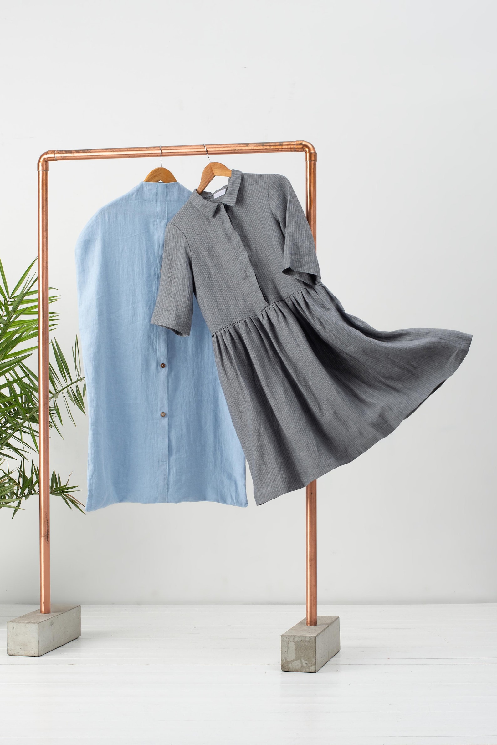 Linen Garment Bag Chartreuse Garment Bag Clothing Bag Dress Etsy