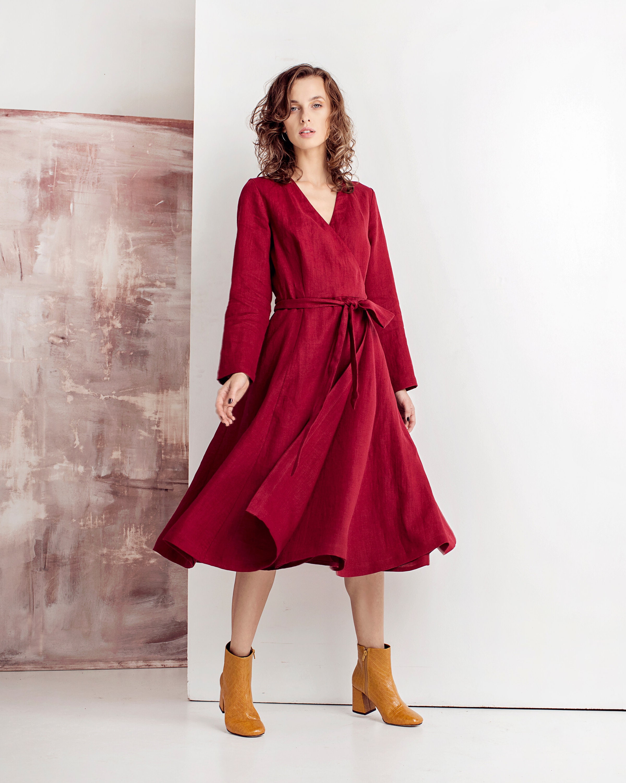 wrap dress for wedding guest