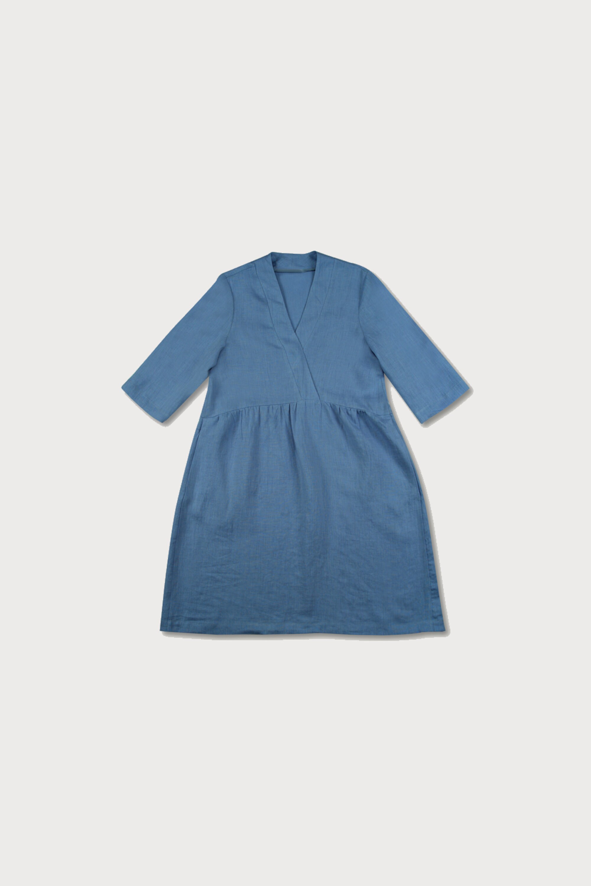 Linen Wrap Dress Maternity Dress Loose Dress Linen | Etsy