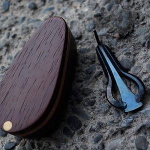 Jew&#39;s harp by Licia Richard &quot;Scarab&quot; -Forged Shamanic Jaw&#39;s harp- David&#39;s harp / jaw harp / vargan / khomus / maultrommel / doromb