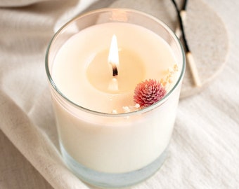 Vela de soja con aroma a pan de jengibre - Hecha a mano - Natural - Vegana - Sin OMG