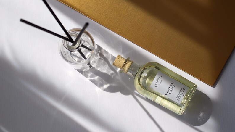 White Tea Sage Reed Diffuser - Thumbnail 5