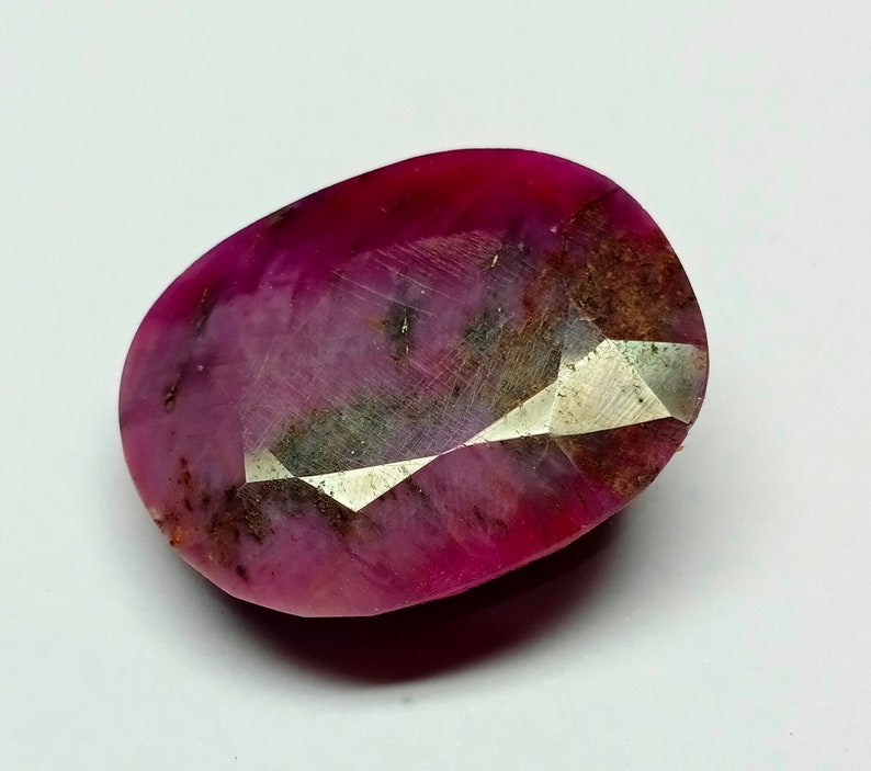 Natural Red Ruby Oval Cut Loose Gemstone - African Origin - Etsy
