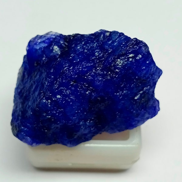 Natural Blue Beryl (Maxixe) Rough Loose Gemstone Genuine Blue Beryl Maxixe Rough Gemstone