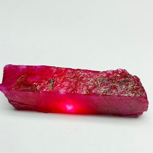Natural Bixbite rojo berilo cristal crudo áspero piedra preciosa suelta genuino rojo berilo Bixbite crudo áspero piedras preciosas regalos para berilo