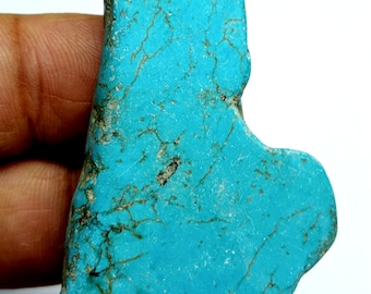 Natural Loose Gemstone Blue Turquoise Arizona Raw Rough Genuine Blue Turquoise Rough Gemstone