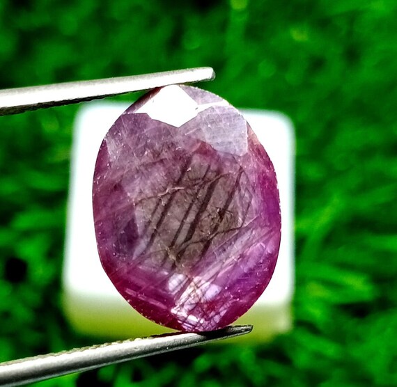 100 Natural Silver Star Ruby Oval Cut Loose Gemstone Genuine Ruby Silver Star Oval Shape Loose Gemstone Etsy