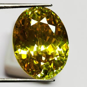 RARE ★★ ZIRCON JAUNE DE TANZANIE : 1,93 CARAT