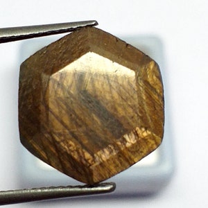 100% Natural Gold Shine Sapphire Fancy Cut Loose Gemstone