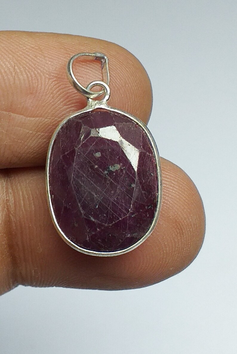 Natural Red Ruby Oval Shape Fashion Pendant Gemstone - Etsy