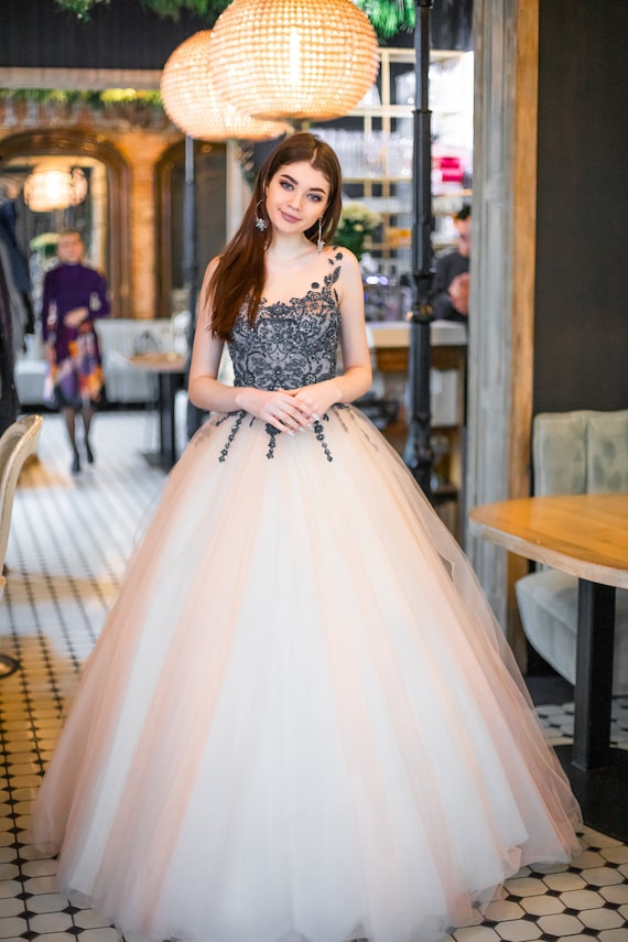 fluffy gowns