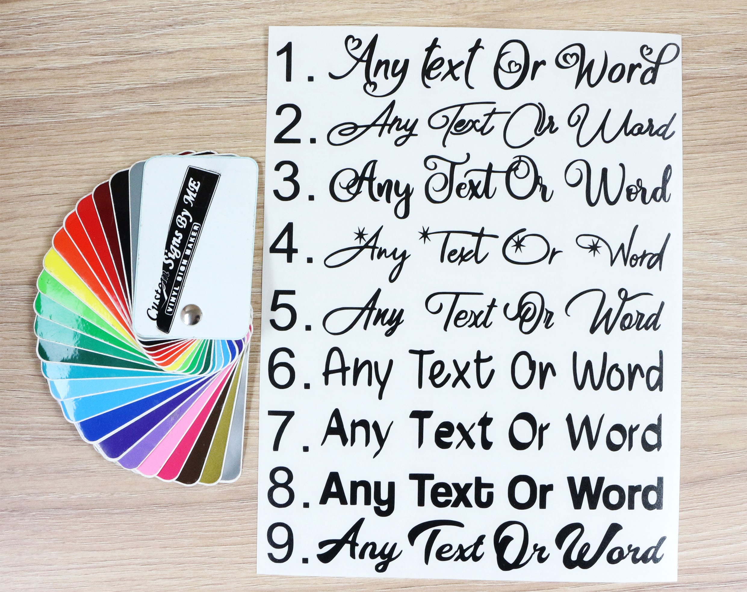 Custom Vinyl Decal Maker USA Stockists