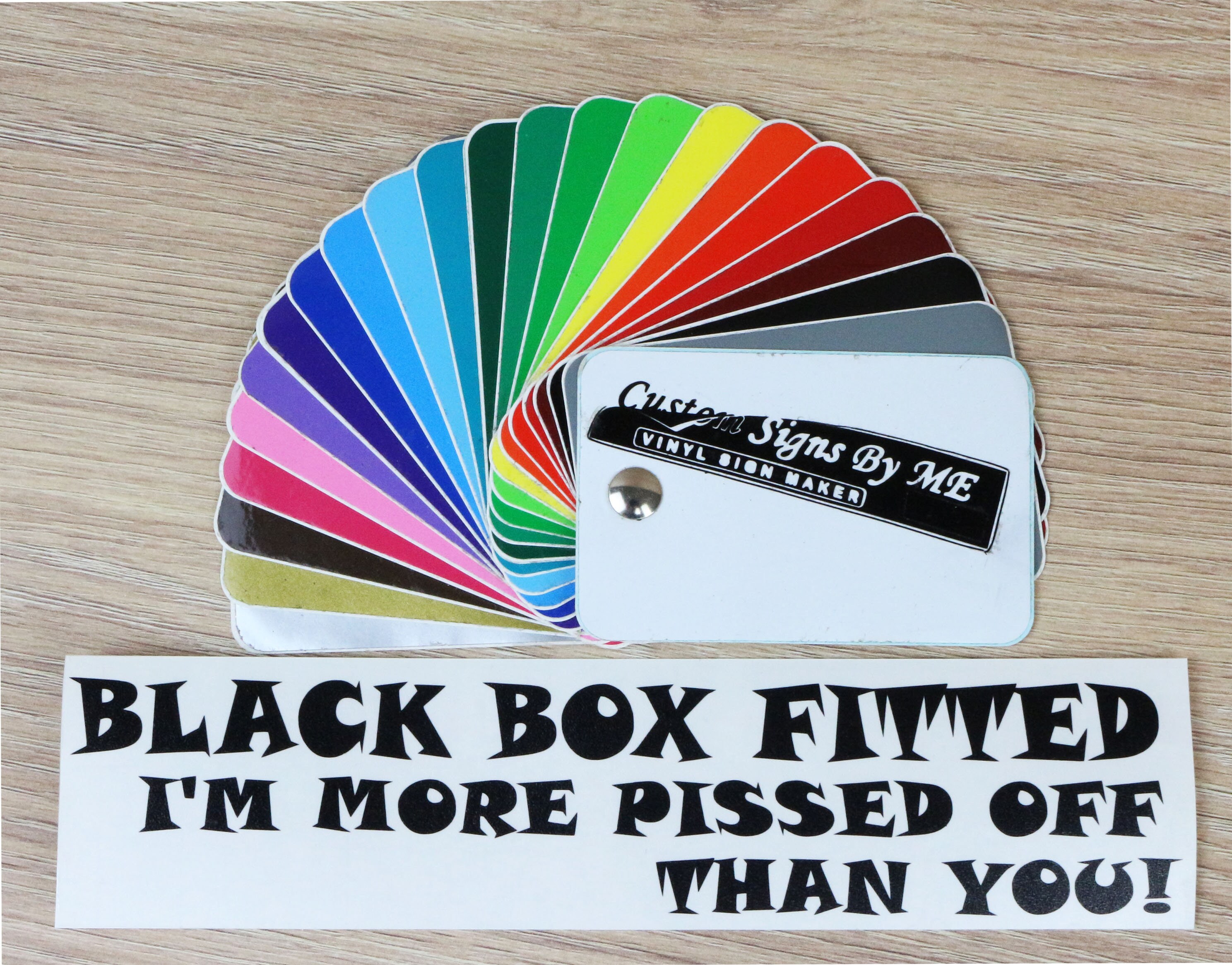 Funny Black Box Monitoring Sticker Vinyl Decal Adhesive Car Etsy